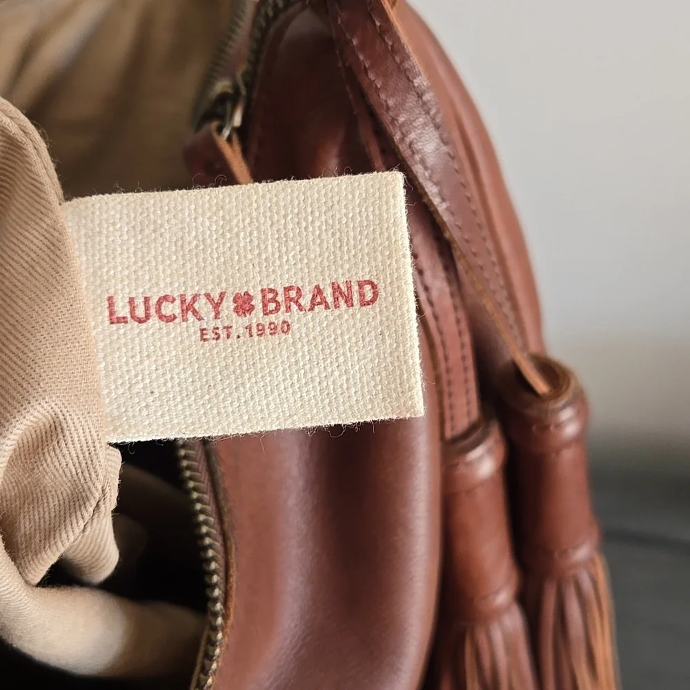 Lucky Brand Leather Hobo Bag